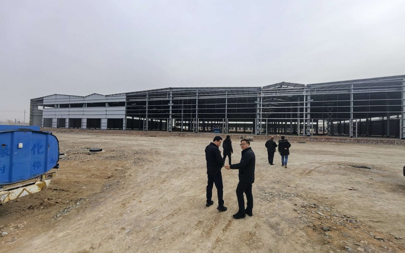 园区主体建筑建设现场